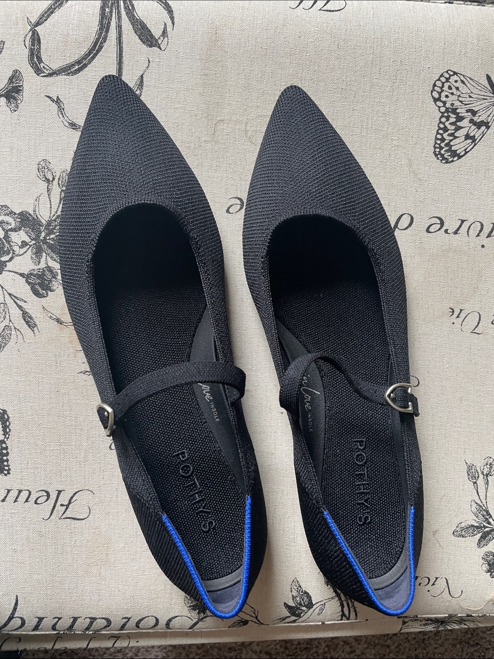 Rothy's The Point Mary Jane Flats